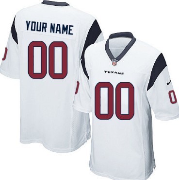 Kids' Nike Houston Texans Customized White Limited Jersey Kids' Nike Houston Texans Customized White Limited Jersey