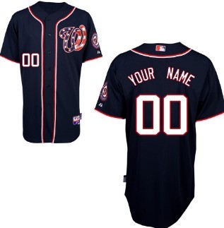 Kids' Washington Nationals Customized Blue Jersey Kids' Washington Nationals Customized Blue Jersey