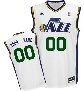 Youth Utah Jazz Customized White Jersey 