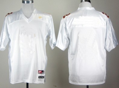 Men's Florida State Seminoles Customized White Jersey Men's Florida State Seminoles Customized White Jersey