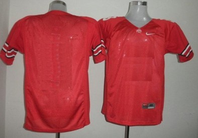 Kids' Ohio State Buckeyes Customized Red Jersey Kids' Ohio State Buckeyes Customized Red Jersey