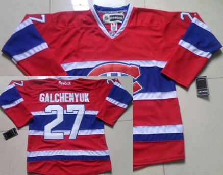 Montreal Canadiens #27 Alex Galchenyuk Red CH Jersey Montreal Canadiens #27 Alex Galchenyuk Red CH Jersey