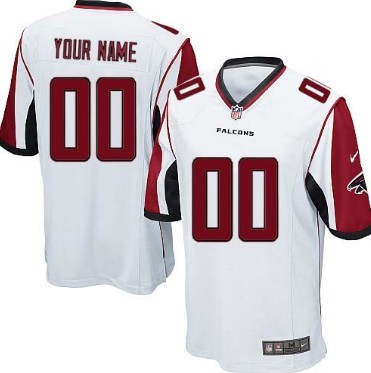 Youth Nike Atlanta Falcons Customized White Limited Jersey 