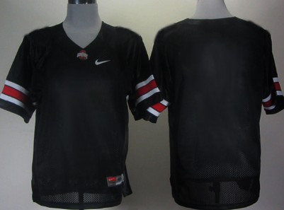 Kids' Ohio State Buckeyes Customized Black Jersey Kids' Ohio State Buckeyes Customized Black Jersey