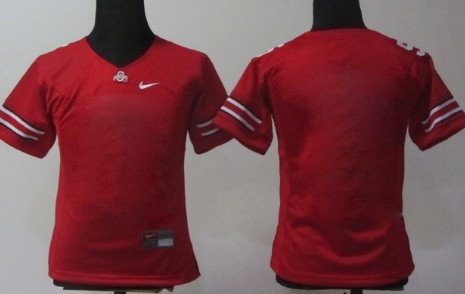 Women's Ohio State Buckeyes Customized Red Jersey Women's Ohio State Buckeyes Customized Red Jersey