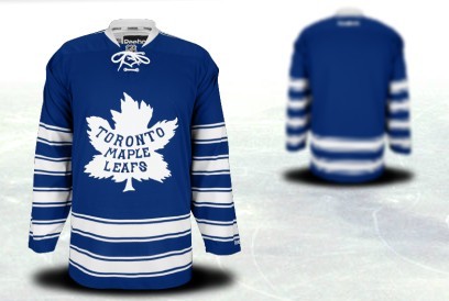 Youth Toronto Maple Leafs Customized 2014 Winter Classic Blue Jersey 
