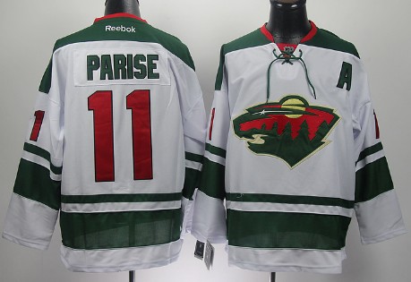 Minnesota Wild #11 Zach Parise 2014 White Jersey Minnesota Wild #11 Zach Parise 2014 White Jersey