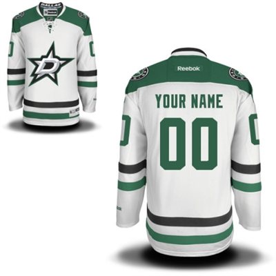 Dallas Stars Mens Customized White Jersey 