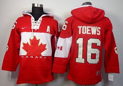 2014 Old Time Hockey Olympics Canada #16 Jonathan Toews Red Hoodie 2014 Old Time Hockey Olympics Canada #16 Jonathan Toews Red Hoodie
