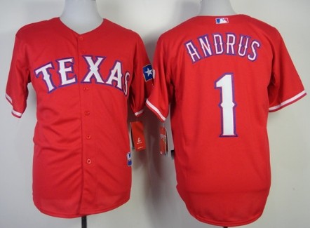Texas Rangers #1 Elvis Andrus 2014 Red Jersey Texas Rangers #1 Elvis Andrus 2014 Red Jersey