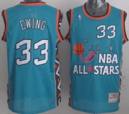 NBA 1996 All-Star #33 Patrick Ewing Green Swingman Throwback Jersey NBA 1996 All-Star #33 Patrick Ewing Green Swingman Throwback Jersey