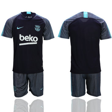 2018-19 Barcelona Black Training Jersey