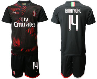 2019-20 AC Milan 14 BAKAYOKO Third Away Soccer Jersey