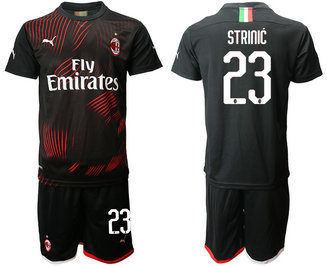 2019-20 AC Milan 23 STRINIC Third Away Soccer Jersey 2019-20 AC Milan 23 STRINIC Third Away Soccer Jersey