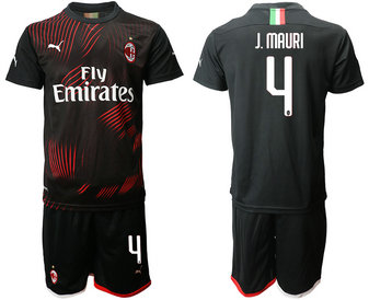 2019-20 AC Milan 4 J.MAURI Third Away Soccer Jersey