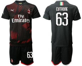 2019-20 AC Milan 63 CUTRONE Third Away Soccer Jersey