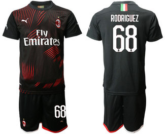 2019-20 AC Milan 68 RODRIGUEZ Third Away Soccer Jersey 2019-20 AC Milan 68 RODRIGUEZ Third Away Soccer Jersey