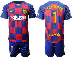 2019-20 Barcelona 1 TERSTEGEN Home Soccer Jersey