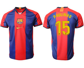 2019-20 Barcelona 15 P AULINHO Home Thailand Soccer Jersey 2019-20 Barcelona 15 P AULINHO Home Thailand Soccer Jersey
