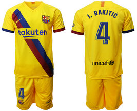 2019-20 Barcelona 4 I. RAKITIC Away Soccer Jersey 2019-20 Barcelona 4 I. RAKITIC Away Soccer Jersey