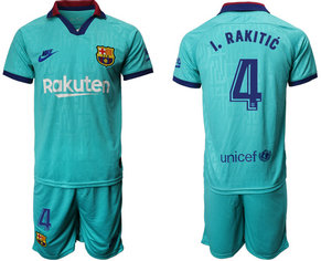 2019-20 Barcelona 4 I. RAKITIC Third Away Soccer Jersey 2019-20 Barcelona 4 I. RAKITIC Third Away Soccer Jersey