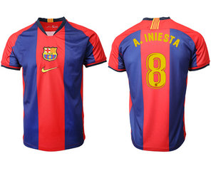 2019-20 Barcelona 8 A. INIESTA Home Thailand Soccer Jersey 2019-20 Barcelona 8 A. INIESTA Home Thailand Soccer Jersey