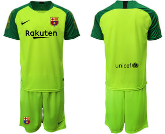 2019-20 Barcelona Fluorescent Green Goalkeeper Soccer Jersey 2019-20 Barcelona Fluorescent Green Goalkeeper Soccer Jersey