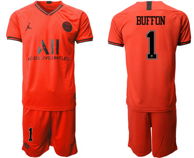 2019-20 Paris Saint-Germain 1 BUFFON Away Soccer Jersey