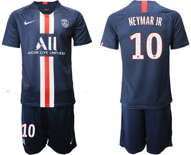 2019-20 Paris Saint-Germain 10 NEYMAR JR Home Soccer Jersey