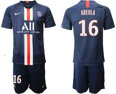 2019-20 Paris Saint-Germain 16 AREOLA Home Soccer Jersey