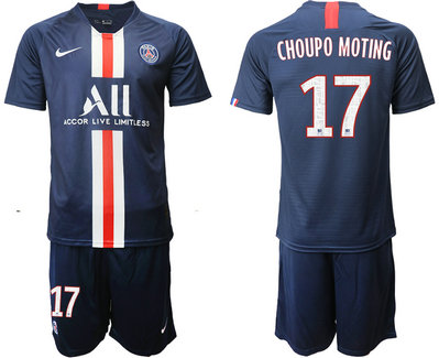 2019-20 Paris Saint-Germain 17 CHOUPO MOTING Home Soccer Jersey 2019-20 Paris Saint-Germain 17 CHOUPO MOTING Home Soccer Jersey
