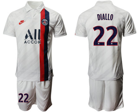 2019-20 Paris Saint-Germain 22 DIALLO Third Away Soccer Jersey