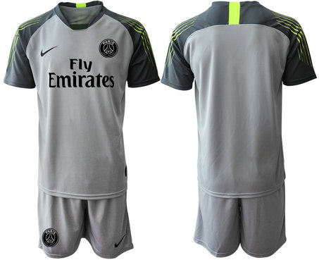 2019-20 Paris Saint-Germain Gray Goalkeeper Soccer Jersey 2019-20 Paris Saint-Germain Gray Goalkeeper Soccer Jersey