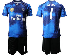 2019-20 Real Madrid 1 NAVAS Away Soccer Jersey