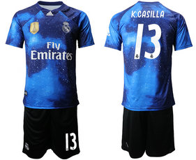 2019-20 Real Madrid 13 K.CASILLA Away Soccer Jersey