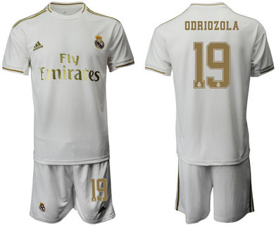 2019-20 Real Madrid 19 ODRIOZOLA Home Soccer Jersey