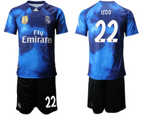2019-20 Real Madrid 22 ISCO Away Soccer Jersey