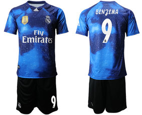 2019-20 Real Madrid 9 BENGEMA Away Soccer Jersey