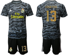 2019-20 Real Madrid Black Goalkeeper Soccer Jersey