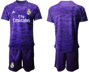 2019-20 Real Madrid Purple Goalkeeper Soccer Jersey