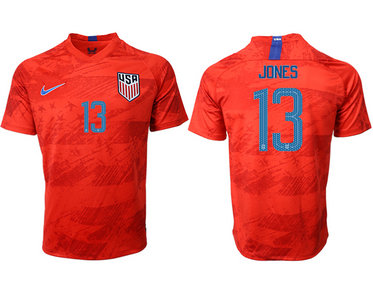 2019-20 USA 13 JONES Away Thailand Soccer Jersey 2019-20 USA 13 JONES Away Thailand Soccer Jersey