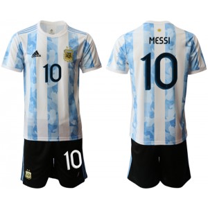 2020-21 Argentina 10 Messi Home Soccer Men Jersey