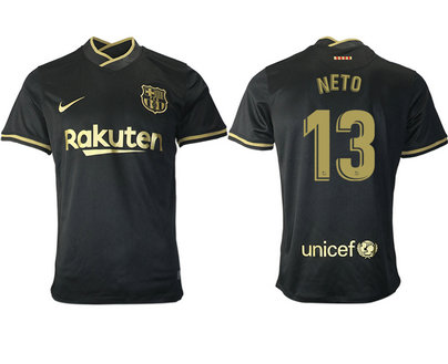 2020-21 Barcelona 13 NETO Away Thailand Soccer Jersey