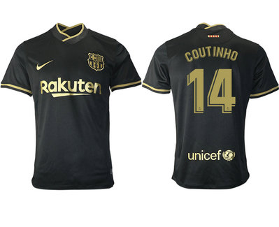 2020-21 Barcelona 14 COUTINHO Away Thailand Soccer Jersey 2020-21 Barcelona 14 COUTINHO Away Thailand Soccer Jersey