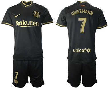 2020-21 Barcelona 7 GRIEZMANN Away Soccer Jersey