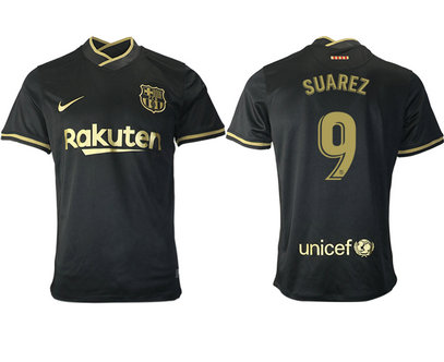2020-21 Barcelona 9 SUAREZ Away Thailand Soccer Jersey