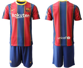 2020-21 Barcelona Home Soccer Jersey