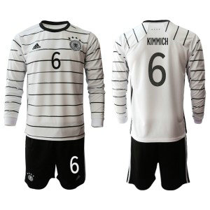 2020-21 Germany 6 Kimmich Home Long Sleeve Soccer Men Jersey