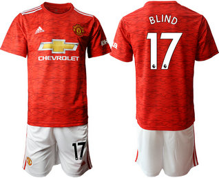 2020-21 Manchester United 17 BLIND Home Soccer Jersey 2020-21 Manchester United 17 BLIND Home Soccer Jersey
