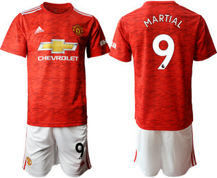 2020-21 Manchester United 9 MARTIAL Home Soccer Jersey
